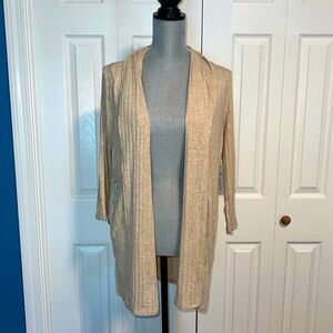 WOMEN'S August Mist Open front cardigan NWT Large